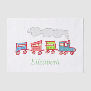 Papier Mousseline Train Cute Toy