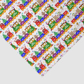 Papier Mousseline Train de jouet de Noël et dragées à la gelée de (Détail)