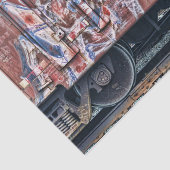 Papier Mousseline Train Graffiti Grunge Colorée Urban Street Art (Détail)