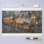 Papier Mousseline Train Steampunk (Artisanat)