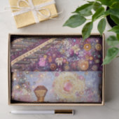 Papier Mousseline Train Whimsical Steampunk, Mosaic DH5L Découpage (Cadeau)