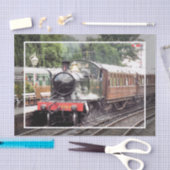 PAPIER MOUSSELINE TRAINS À VAPEUR (Artisanat)