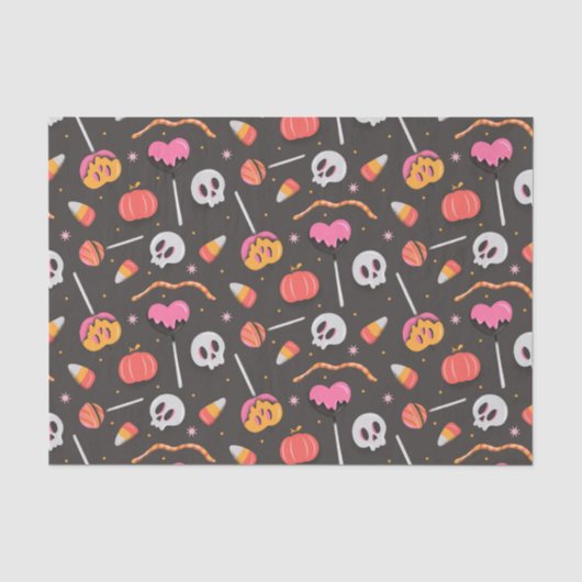 Papier Mousseline Traitements d'Halloween (Recto)