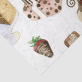 Papier Mousseline Traitements sucrés Chocolats Cupcakes et gâteaux D (Détail)