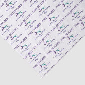 Papier Mousseline Tranchant de coiffeur (Détail)