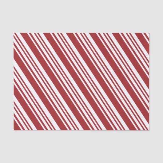 Papier Mousseline Tranche de menthe rouge (Recto)