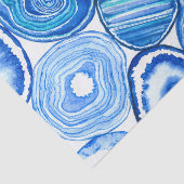 Papier Mousseline Tranches d'agneau bleu (Détail)