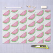 Papier Mousseline Tranches de pastèque (Artisanat)