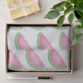 Papier Mousseline Tranches de pastèque (Cadeau)