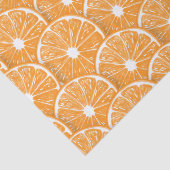 Papier Mousseline Tranches orange (Détail)