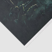 Papier Mousseline Tranquil Tropical Landscape with Giraffe (Détail)