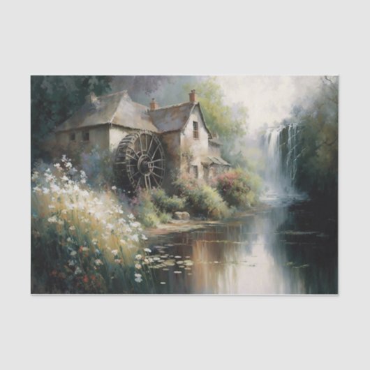 Papier Mousseline Tranquille l'esprit (Recto)