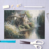 Papier Mousseline Tranquille l'esprit (Artisanat)