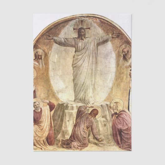 Papier Mousseline Transfiguration du Christ par Fra Angelico (Recto)