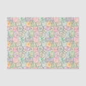 Papier Mousseline Travel Stamps Decoupage (Recto)