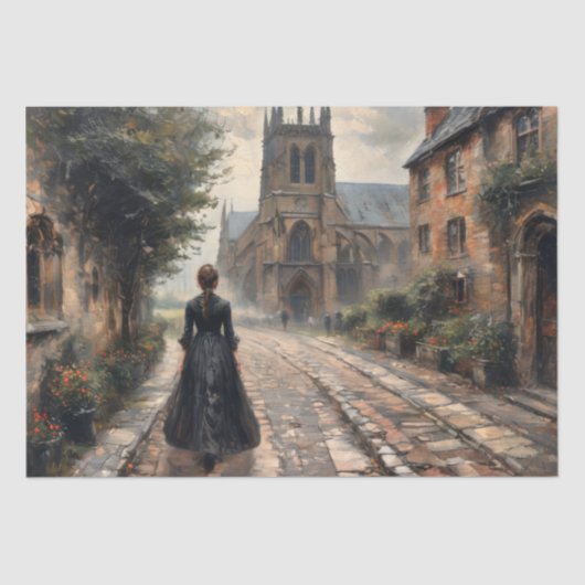 Papier Mousseline Traverser l'histoire - Découpage - (Recto)