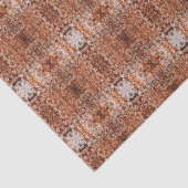 Papier Mousseline Tree Log Cutaway Photo Mixed Media Repeat Pattern (Détail)