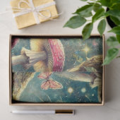 Papier Mousseline Tree of Tales Alice and Cheshire Cat Decoupage (Cadeau)