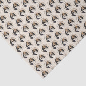 Papier Mousseline Treeing Walker Coonhound Peinture - Art original (Détail)