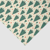 Papier Mousseline Trees and Snowflakes (Détail)