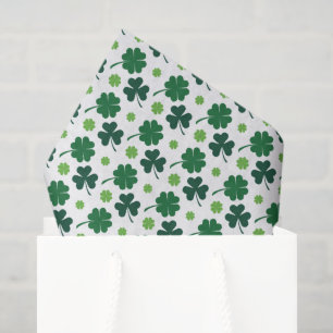 Papier Mousseline trèfle à quatre feuilles de la Saint-Patrick