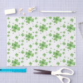 Papier Mousseline Trèfle à quatre feuilles Shamrock (Artisanat)