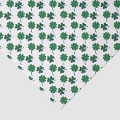 Papier Mousseline Trèfle de la Saint-Patrick trèfle à quatre feuille (Détail)