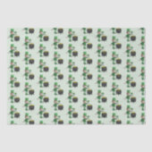 Papier Mousseline Trèfle de lutin (Recto)