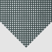 Papier Mousseline Trèfle Micro Point (Vert Clair Sur Vert Foncé) (Détail)