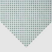 Papier Mousseline Trèfle Micro Point (Vert sur vert clair) (Détail)