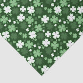 Papier Mousseline Trèfle vert, jour de la Saint-Patrick (Détail)