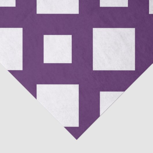 Papier Mousseline treillis pourpre sur papier blanc (Détail)