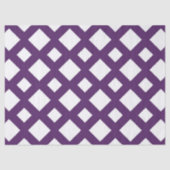 Papier Mousseline treillis pourpre sur papier blanc (Recto)