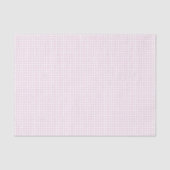 Papier Mousseline Treillis Rose Clair - Blanc (Recto)