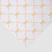 Papier Mousseline Trellis en bambou orange pâle avec vaches (Détail)