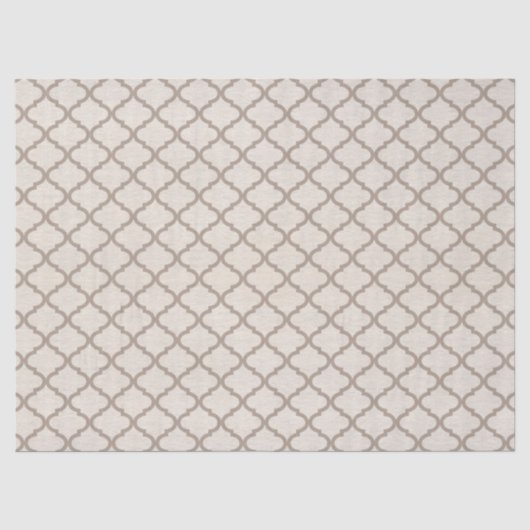 Papier Mousseline Trellis Marocain os/beige (Recto)