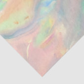 Papier Mousseline Trendy colorful faux holographic opal  (Détail)