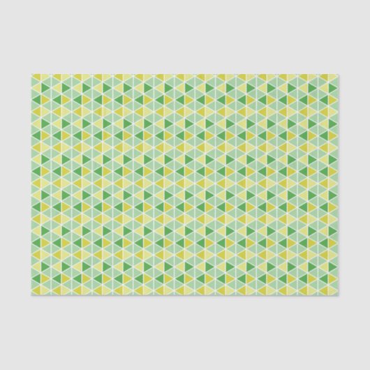 Papier Mousseline Triangle jaune moderne Motif géométrique (Recto)