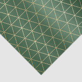 Papier Mousseline Triangle vert de Noël (Détail)
