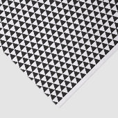 Papier Mousseline Triangles blancs noirs modernes Enveloppe personna (Détail)