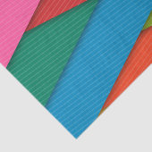 Papier Mousseline Triangles colorés en papier de tissus (Détail)