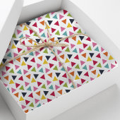 Papier Mousseline Triangles Confetti arc-en-ciel