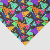 Papier Mousseline Triangles en couleur (Détail)