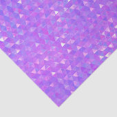 Papier Mousseline Triangles Tendance Rose Violet Géométrique Soirée (Détail)