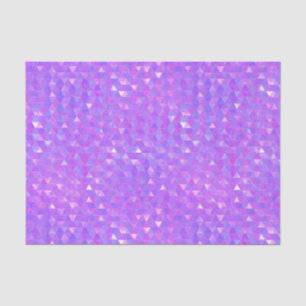 Papier Mousseline Triangles Tendances Rose Violet Géométrique Fête