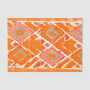 Papier Mousseline Tribal orange II