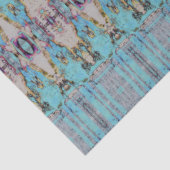 Papier Mousseline Tribal Western Blue Turquoise Art Motif Bull Skull (Détail)