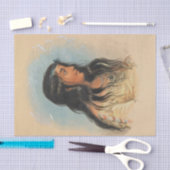 Papier Mousseline Tribu de peinture aquarelle amérindienne (Artisanat)