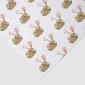 Papier Mousseline Tricot à thème (Détail)