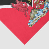 Papier Mousseline Trinité-et-Tobago (Détail)